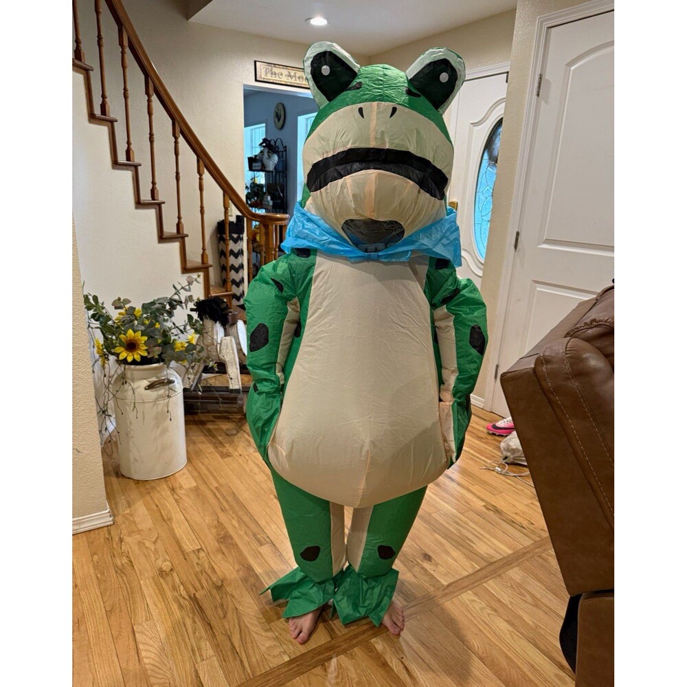 Inflatable Frog Costume Suit Animals & Nature Halloween child one size